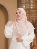 BAWAL SHAWL JELITA - PASTEL CORAL