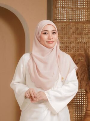 BAWAL SHAWL JELITA - PASTEL CORAL