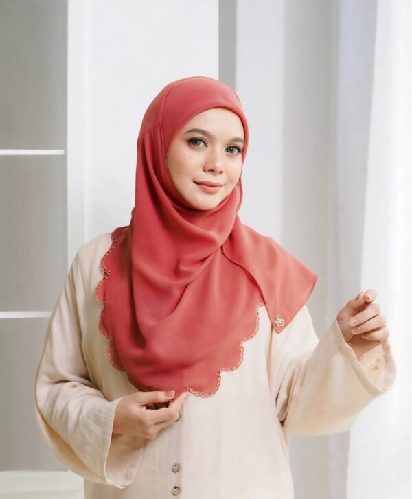 BAWAL SHAWL JELITA - BRICK