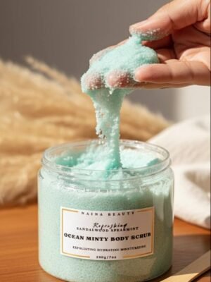 SANDALWOOD SPEARMINT | OCEAN MINTY BODY SCRUB - REFRESHING