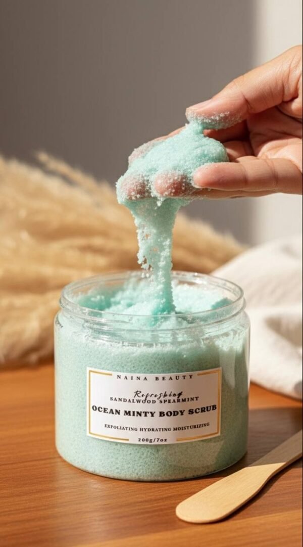 SANDALWOOD SPEARMINT | OCEAN MINTY BODY SCRUB - REFRESHING