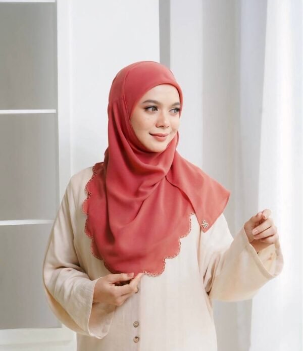 BAWAL SHAWL JELITA - BRICK