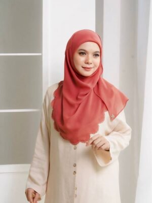 BAWAL SHAWL JELITA - BRICK