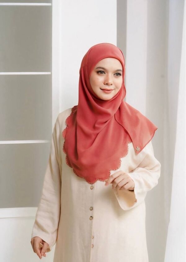 BAWAL SHAWL JELITA - BRICK