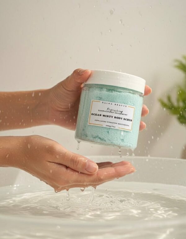 SANDALWOOD SPEARMINT | OCEAN MINTY BODY SCRUB - REFRESHING
