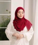 BAWAL SHAWL JELITA - MAROON