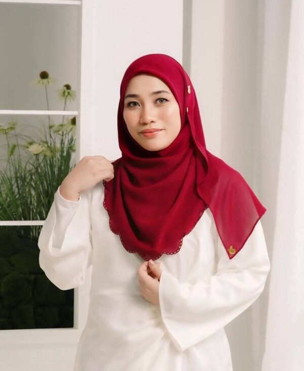 BAWAL SHAWL JELITA - MAROON