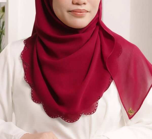 BAWAL SHAWL JELITA - MAROON