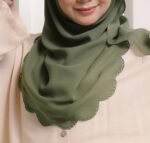 BAWAL SHAWL JELITA - OLIVE GREEN