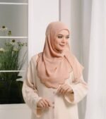 BAWAL SHAWL JELITA - PEACH NUDE