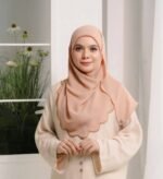 BAWAL SHAWL JELITA - PEACH NUDE