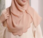 BAWAL SHAWL JELITA - PEACH NUDE