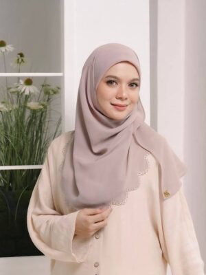 BAWAL SHAWL JELITA - SOFT LATTE