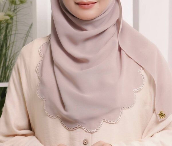 BAWAL SHAWL JELITA - SOFT LATTE