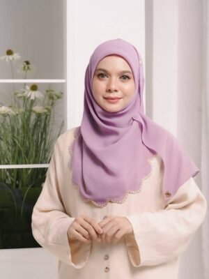 BAWAL SHAWL JELITA - LAVENDER
