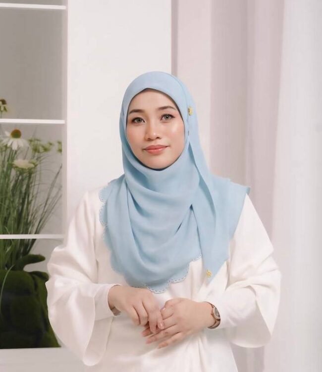 BAWAL SHAWL JELITA - SOFT TERQOISE