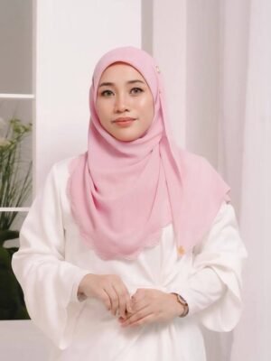 BAWAL SHAWL JELITA - SWEET PINK