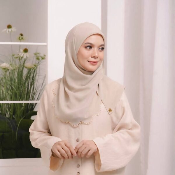 BAWAL SHAWL JELITA - HAZE GREEN