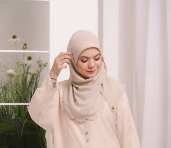 BAWAL SHAWL JELITA - HAZE GREEN